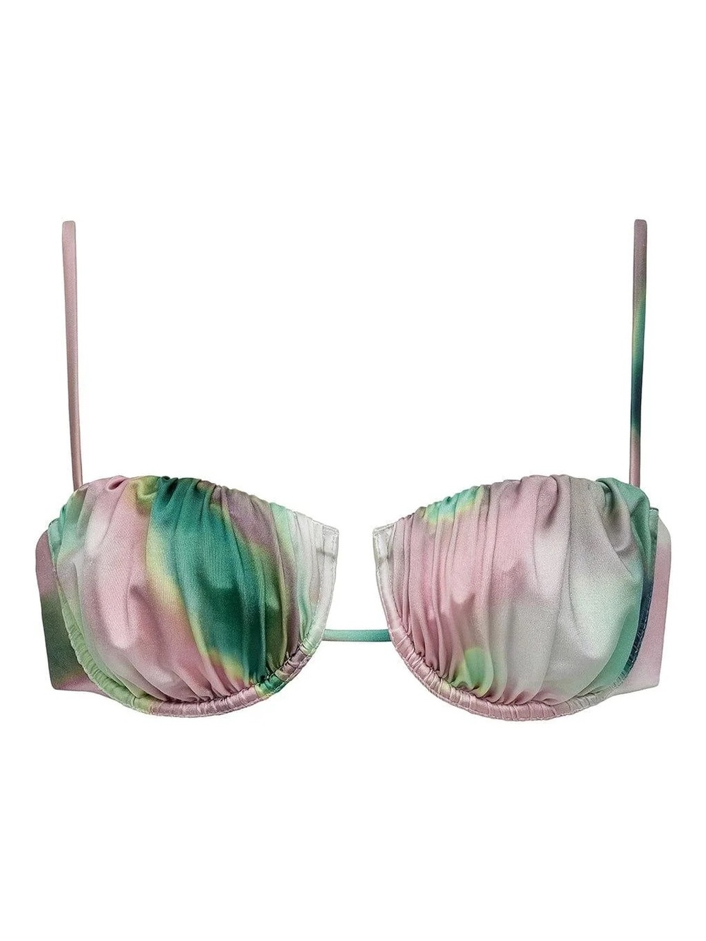 Montce Silk Dye Petal Bikini Top size S
